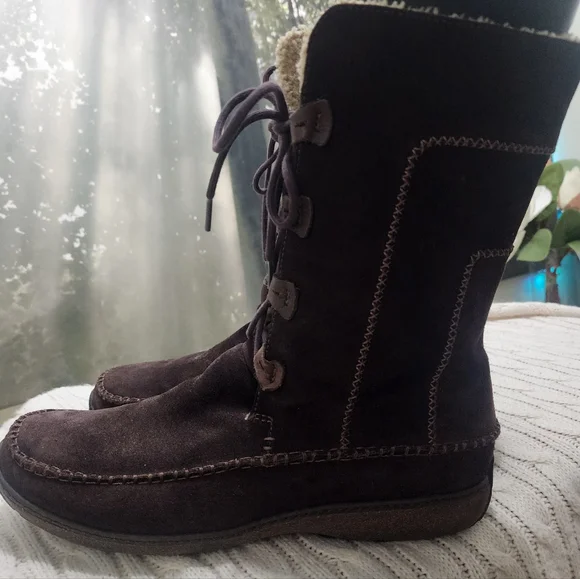 Timberland Women's Lace Up Boots - Rich Brown - Picture 3 of 9